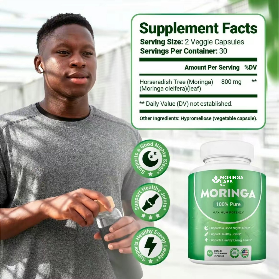 MoringaLabs™ Moringa Capsules